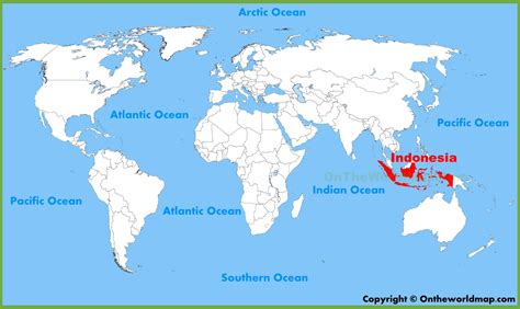 jakarta in world map.